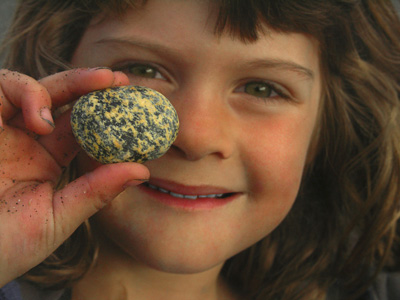 Child with a Rock Retouched